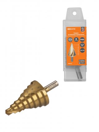 Фотография товара 'Tdm SQ1090-0721 Сверло по металлу ступенчатое, 10-45 мм, 8 ступеней'