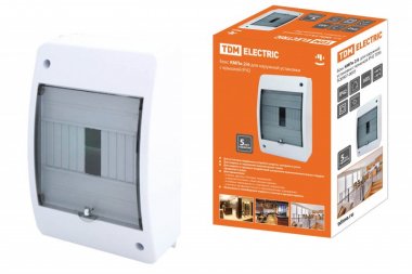 Фотография товара 'Tdm Бокс КМПн 2/6 для наружной установки с крышкой IP42 SQ0907-0005'