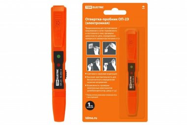 Фотография товара 'Tdm Отвертка-пробник ОП-2Э SQ0501-0001'