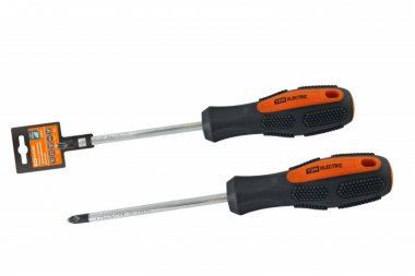 Фотография товара 'Tdm Отвертка крестовая двухкомпонентная, CR-V тип PH0x100 SQ1006-1102'