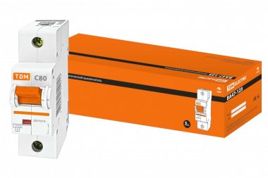 Фотография товара 'Tdm Автоматический выключатель ВА47-125, 1Р, 80А SQ0208-0058'