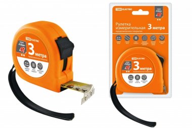 Фотография товара 'Tdm Рулетка, длина 3 м, стальная лента SQ1018-0105'