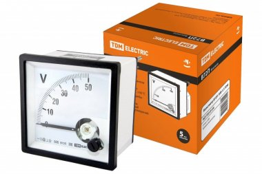 Фотография товара 'Tdm Вольтметр В72П 50В-1,5 SQ1102-0124'