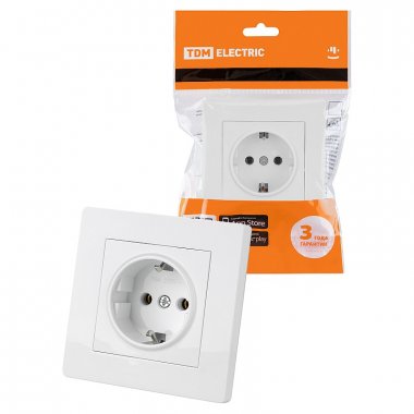 Фотография товара 'Tdm SQ1816-0032 Розетка 2П+З 16А 250В'