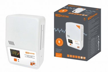 Фотография товара 'Tdm Стабилизатор напряжения ССР1-1-12 кВА электронный настенный SQ1201-0029'