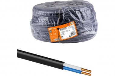 Фотография товара 'Tdm SQ0117-0477 Кабель ВВГ-П нг(А) 2х2,5 ок(N)-0,66 ГОСТ'