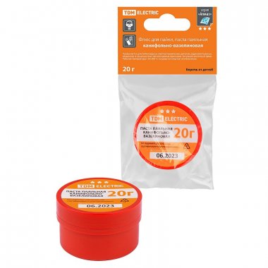 Фотография товара 'Tdm SQ1025-1511 Флюс для пайки, паста паяльная канифольно-вазелиновая, 20 г'