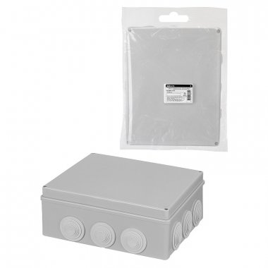 Фотография товара 'Tdm SQ1401-1143 Распаячная коробка ОП 240х190х90мм, крышка, IP55'