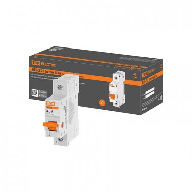 Фотография товара 'Tdm SQ0211-0105 Выключатель нагрузки (мини-рубильник) ВН-32 1P 40A Home Use'