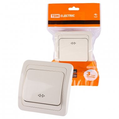 Фотография товара 'Tdm SQ1804-0141 Перекрестный выключатель 1-кл. 10А'