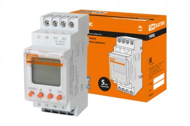 Фотография товара 'Tdm Реле времени РВМЦ-1с/100час-2х8А-24/230В-DIN SQ1503-0026'