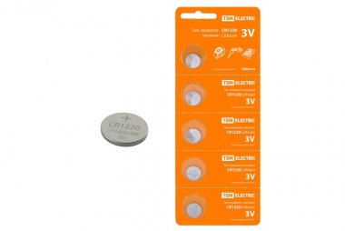 Фотография товара 'Tdm Элемент питания CR1220 Lithium 3V BP-5 SQ1702-0024'