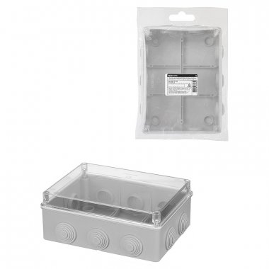 Фотография товара 'Tdm SQ1401-1142 Распаячная коробка ОП 190х140х70мм, прозрач. крышка, IP55'