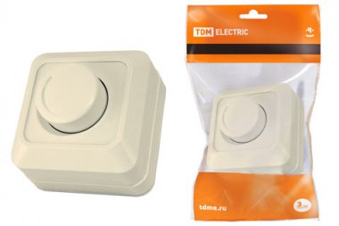 Фотография товара 'Tdm Светорегулятор поворотный RL 600Вт IP20 SQ1801-0209'