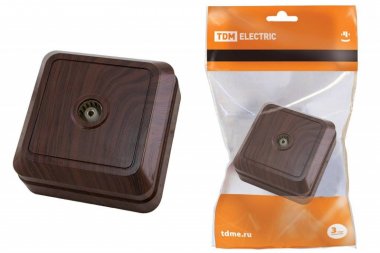 Фотография товара 'Tdm Розетка TВ простая (0-2400 Гц,'
