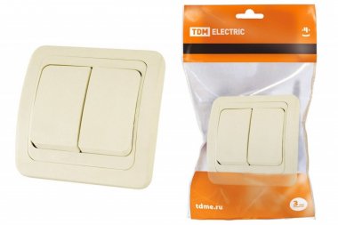 Фотография товара 'Tdm Выключатель 2-кл. 10А SQ1804-0102'