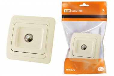 Фотография товара 'Tdm Розетка TV (SAT) F-типа SQ1804-0140'