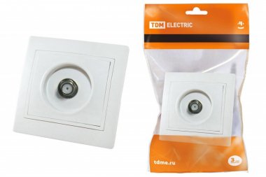 Фотография товара 'Tdm Розетка телевизионная типа F (SAT) SQ1814-0032'