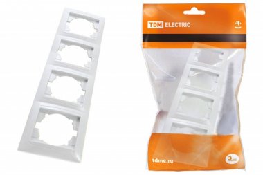 Фотография товара 'Tdm Рамка 4-х постовая горизонтальная SQ1815-0032'