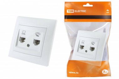 Фотография товара 'Tdm Розетка телефонная RJ11 SQ1815-0019'