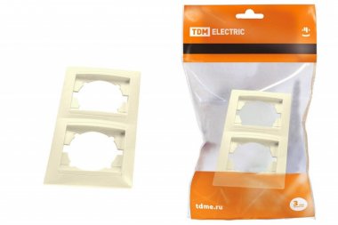 Фотография товара 'Tdm Рамка 2-х постовая вертикальная SQ1815-0133'