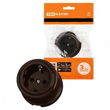 Фотография товара 'Tdm SQ1820-1417 Розетка 2П+З 16А 250В'