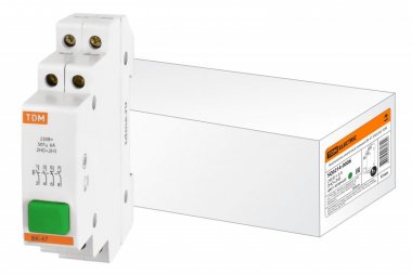 Фотография товара 'Tdm Выключатель кнопочный зеленый ВК-47 SQ0214-0006'