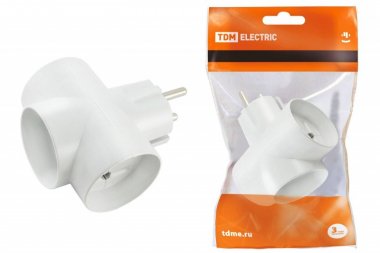 Фотография товара 'Tdm Тройник 3х2П 16А 250B SQ1806-0041'