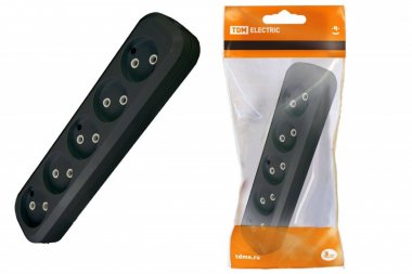 Фотография товара 'Tdm Колодка розеточная 5 гнезд 2П б/з 10А 250В SQ1806-0134'