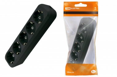 Фотография товара 'Tdm Колодка розеточная 5 гнезд 2П+3 16А 250В SQ1806-0135'