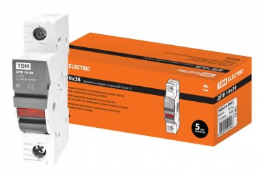 Фотография товара 'Tdm Держатель плавких вставок ДПВ 1П SQ0216-0001'