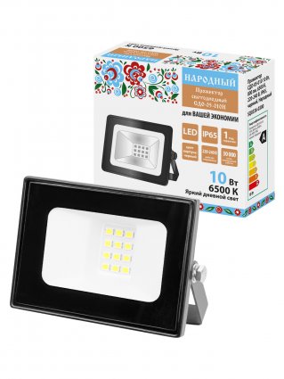 Фотография товара 'Tdm SQ0336-0300 Прожектор СДО-05-010 10 Вт, 800 лм, 6500 К, 220-240 В, IP65'