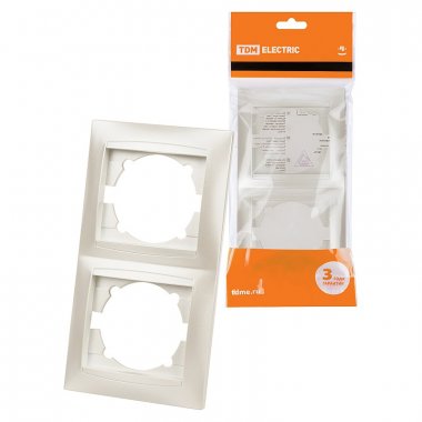 Фотография товара 'Tdm SQ1815-0833 Рамка 2-х постовая вертикальная'