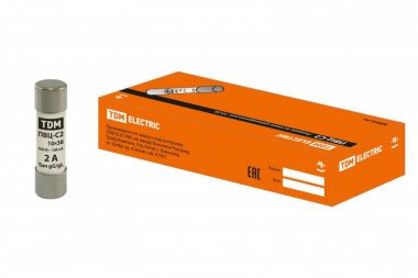Фотография товара 'Tdm Плавкая вставка ПВЦ-С2 10х38 2А SQ0729-0003'