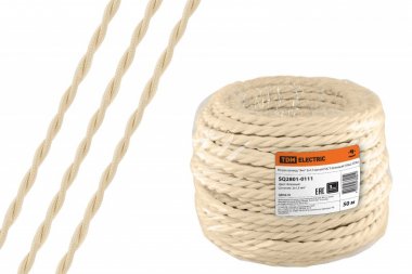 Фотография товара 'Tdm Ретро провод "Эко" 2х1,5 витой SQ2801-0111'