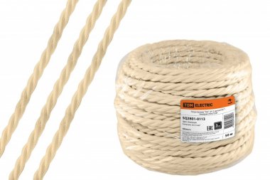 Фотография товара 'Tdm Ретро провод "Эко" 3х1,5 витой SQ2801-0113'
