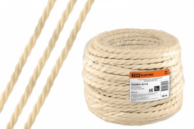 Фотография товара 'Tdm Ретро провод "Эко" 3х2,5 витой SQ2801-0114'