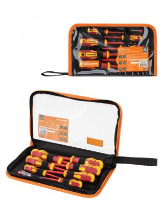 Фотография товара 'Tdm SQ1017-1203 Набор диэлектрических отверток №3, тканевый пенал'