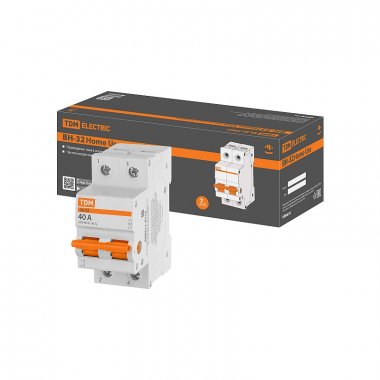 Фотография товара 'Tdm SQ0211-0115 Выключатель нагрузки (мини-рубильник) ВН-32 2P 40A Home Use'