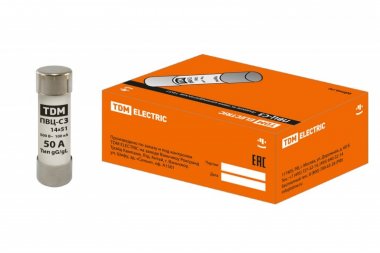 Фотография товара 'Tdm Плавкая вставка ПВЦ-С3 14х51 50А SQ0729-0021'