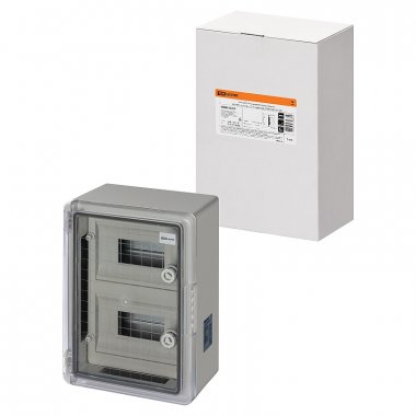 Фотография товара 'Tdm SQ0933-0215 Бокс ЩРН-П-16 модулей, прозр. крышка, ABS, IP65, от -45 до +75 °С'