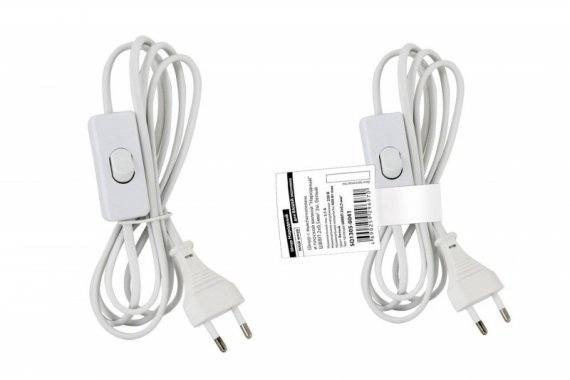 Фотография товара 'Tdm Шнур с выключателем и плоской вилкой SQ1305-0041'