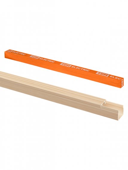 Фотография товара 'Tdm SQ0402-4301 Кабель-канал 12х12 (12 шт по 1 м) "ЭКО" 3D'