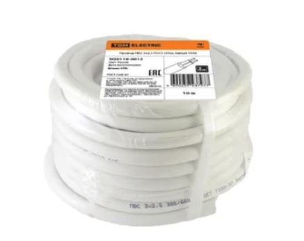 Фотография товара 'Tdm Провод ПВС 2х2,5 SQ0118-0012'