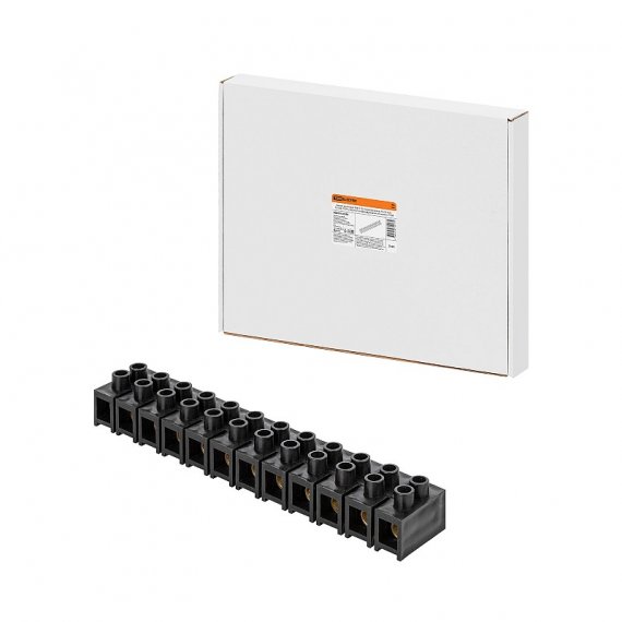 Фотография товара 'Tdm SQ0510-0059 Зажим винтовой ЗВИ-150, полипропилен, 10-35 мм?, 12 пар, 100°С'