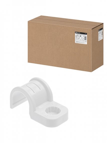 Фотография товара 'Tdm SQ0405-6017 Крепеж-скоба для трубы 20 мм односторонняя'