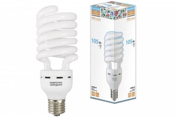 Фотография товара 'Tdm Лампа люминесцентная НЛ-HS-105 Вт-6500 К–Е40 SQ0347-0048'