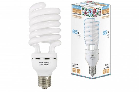 Фотография товара 'Tdm Лампа люминесцентная НЛ-HS-85 Вт-6500 К–Е40 SQ0347-0045'