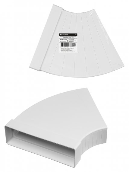 Фотография товара 'Tdm SQ1807-1767 Колено для прямоугольных воздуховодов разноугловое, 60х204'