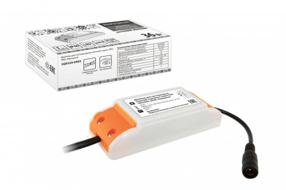 Фотография товара 'Tdm Драйвер для светодиодных панелей серии СВО, 36Вт, Народный SQ0329-0483'